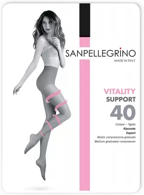 Sanpellegrino Vitality Support 40 Denari Negru V Bax 5 buc.